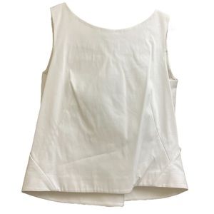 Zac Posen White Top with Folds